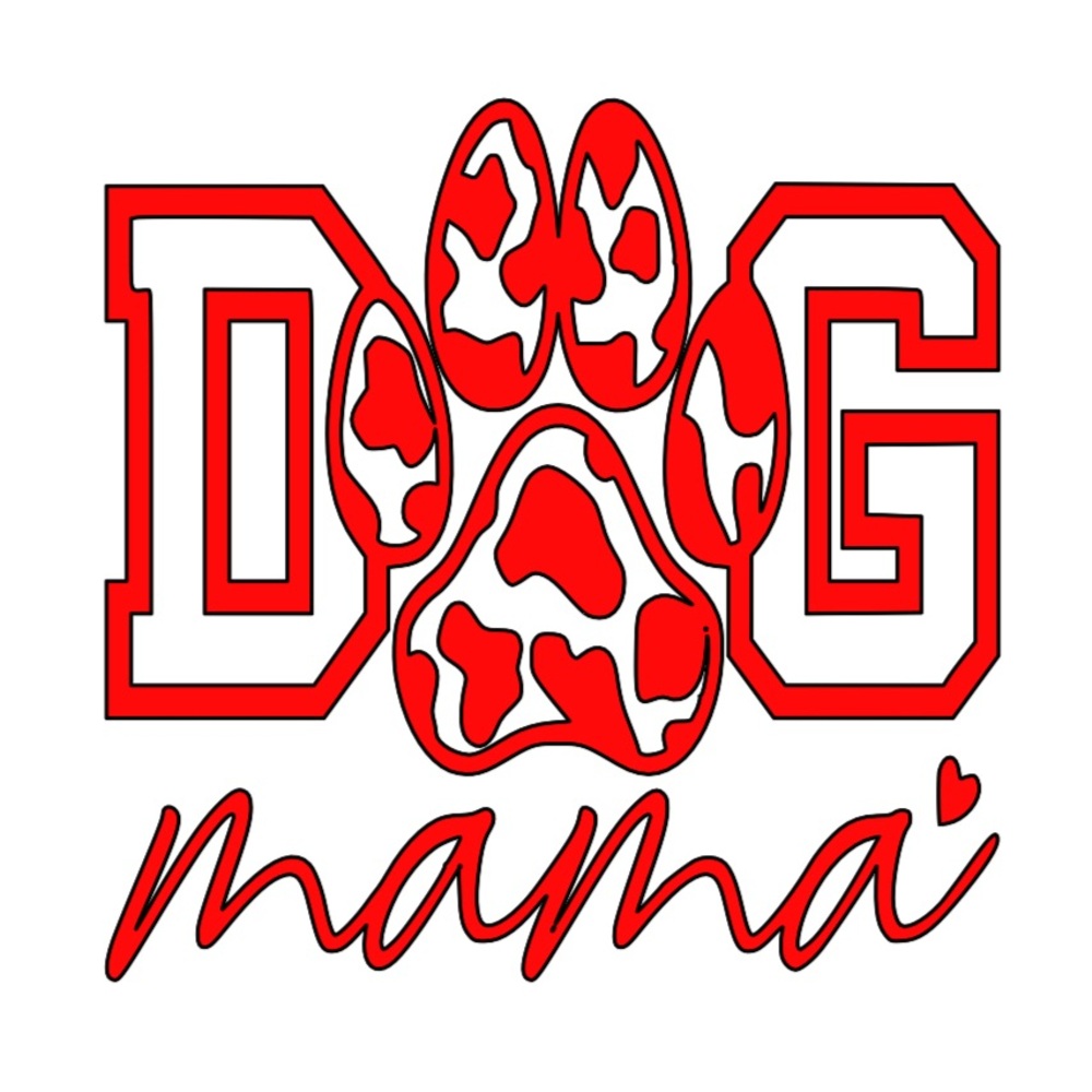 Dog mama decal